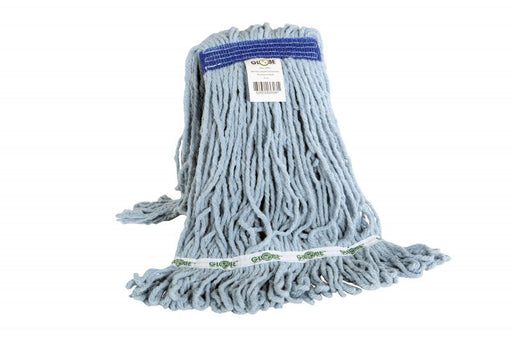 Synthetic Looped End Wet Mop w/ Narrow Band - Blue