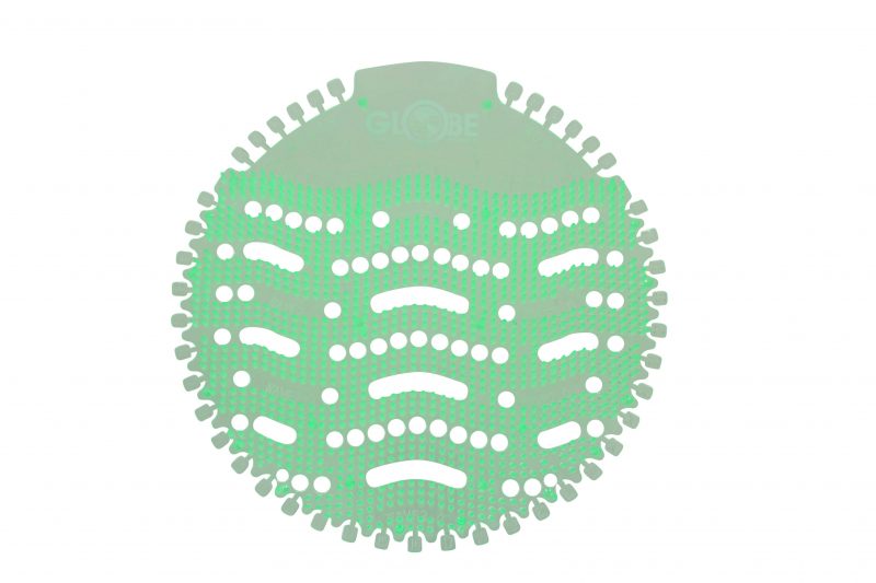 Globe Commercial Anti-Splash EVA Urinal Screen Case Of 10