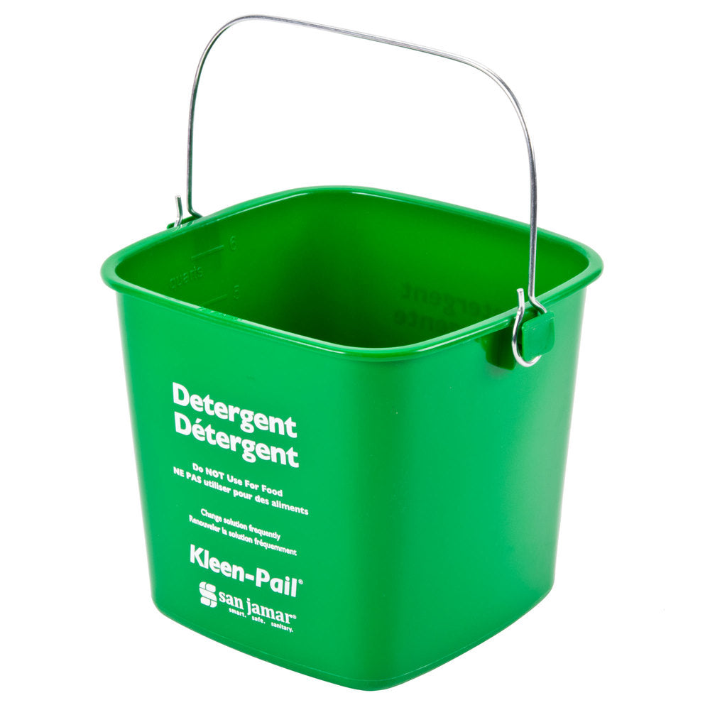 San Jamar  - Kleen Pail 8QT Green KPP256GN 1/1EA