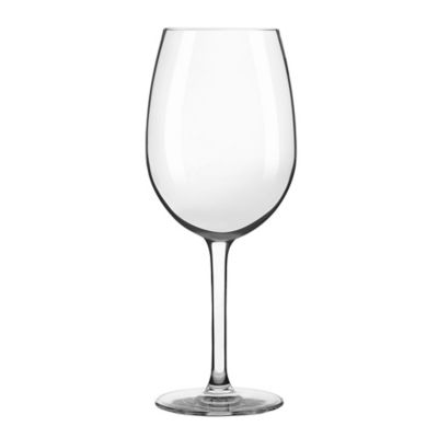 Libbey 16oz Contour Wine Glass empty on white background