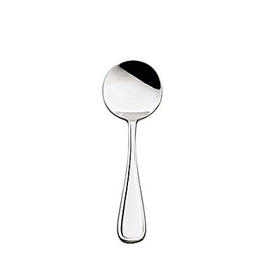 Browne 502513 Celine Round Soup Spoon - 12 per Pack on white background