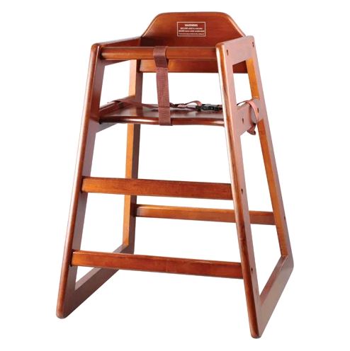 Winco Mahogany Wooden High Chair CHH-104