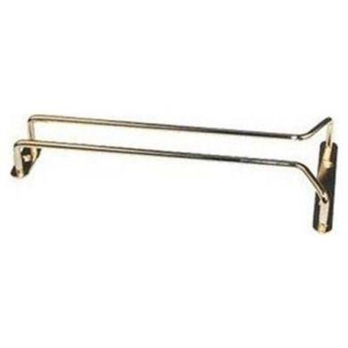 Winco 10" Brass Glass Rack GH-10