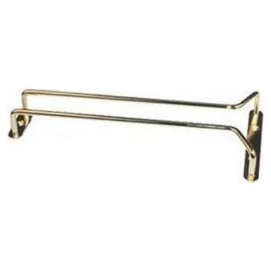 Winco 16" Brass Glass Rack GH-16