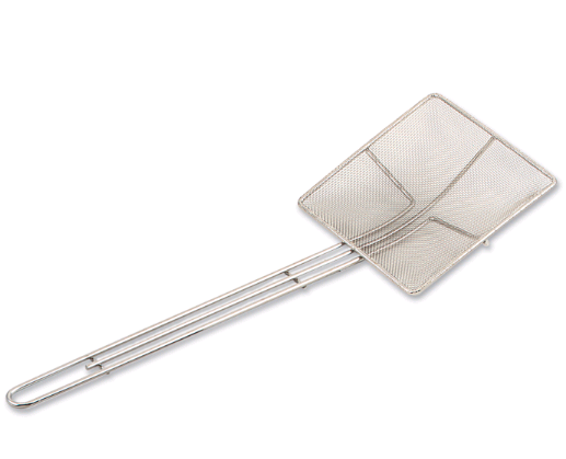 Browne® 571924 Skimmer Square Fine Mesh 6.5" (1 Each) on white background
