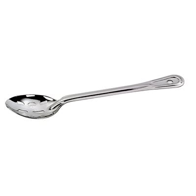 Browne 572133 13" Slotted Basting Spoons on white background