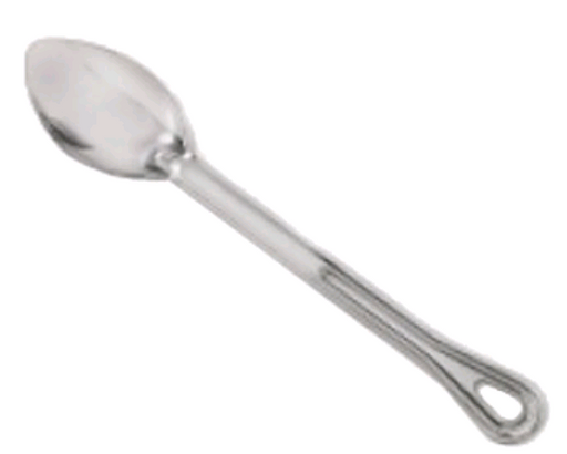 Browne 572131 13" Solid Basting Spoon on white background