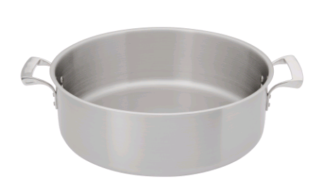 Browne 5724024 25QT Brazier Stainless Steel on white background