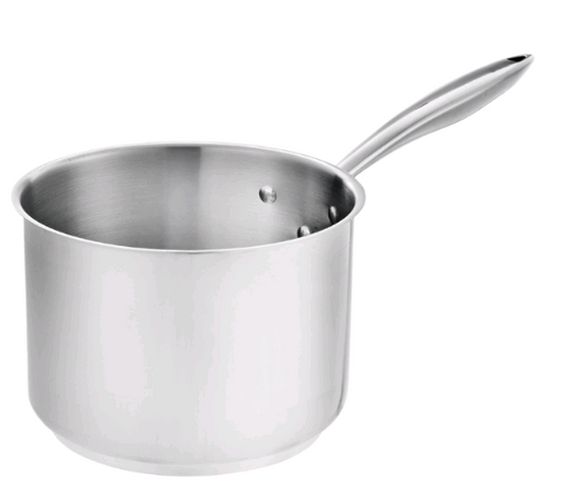 Browne 5724034 4.5 Qt Stainless Steel Sauce Pan  on white background