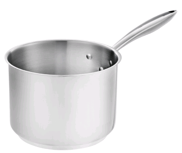 Browne 5724036 5.9 Qt Stainless Steel Sauce Pan on white background