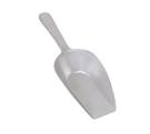 Browne 574250 1oz Aluminum Flat Bottom Scoop on white background