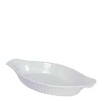 Browne® 564013 12oz White Lasagna Baker Dish on white background