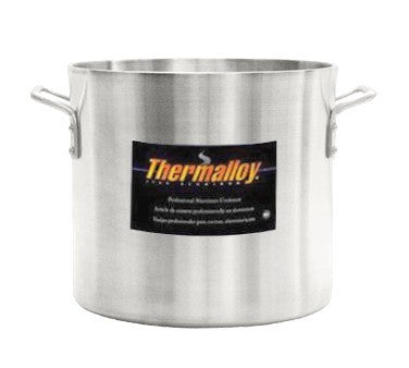 Browne® Thermalloy 16 Qt Aluminum Stock Pot 5813116 on white background