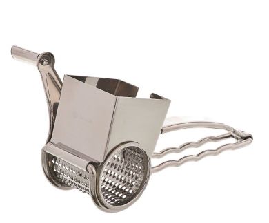 Browne® 746586 Stainless Steel Jumbo Rotary Cheese Grater on white background