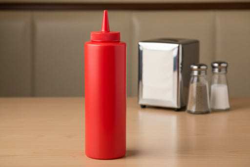 Browne - Squeeze Bottle 12 oz Red 2101 - 1/1EA