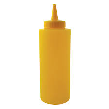 12 oz Yellow Squeeze Bottle