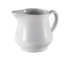 Browne® 563930 6oz Porecelain Creamer on white background