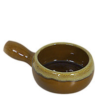 Browne® 744050 12oz Brown Onion Soup Bowl on white background