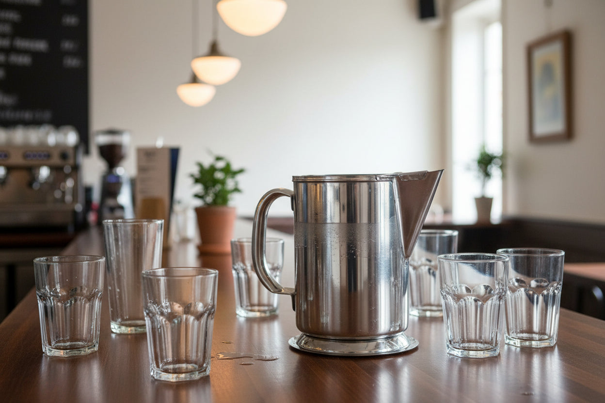 Browne - Water Pitcher 64 oz Stainless Steel 515080 - 1/1EA