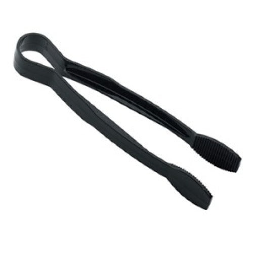 Cambro Lugano 9" Black Flat Grip Plastic Tongs TG9110 1/1EA