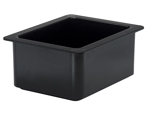 Cambro 1/2 Size 6" Deep Black Coldfest Food Pan 26CF