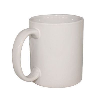 Browne 563982 11oz White Mug on white background
