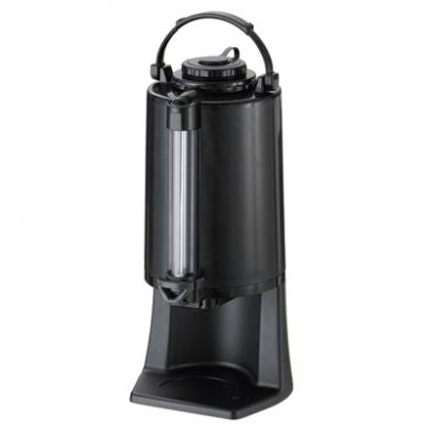 2.5-liter Glass-Lined Airpot w/ Stand, Draw Off Dispensing