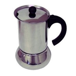 6-Cup Stainless Steel Stovetop Espresso Maker, Silver