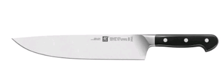 ZWILLING Pro 10" Chef Knife 38401-261 on white background