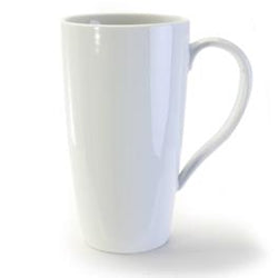 Danesco White 15oz Latte Mug 903046WH