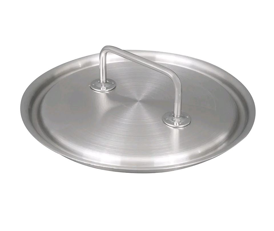Intrigue 9 3/8" Stainless Steel Cover with Loop Handle