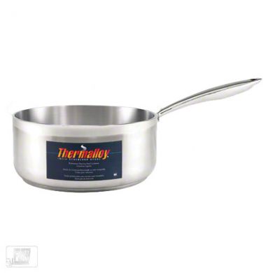Browne 10QT Sauce Pan 5724040 on white background