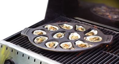 Fox Run 12 Oyster Cast Iron Grill Pan 76225
