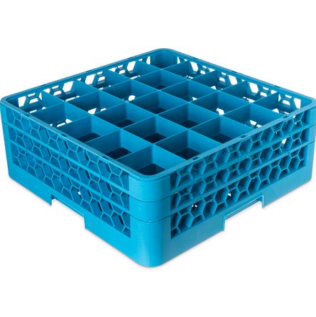 Rabco 25 Compartment Dish Rack with 2 Exterders RG25-2*