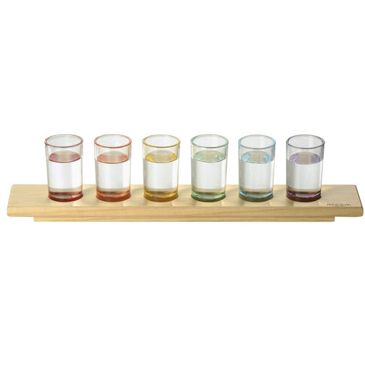 Artland Salut Shot Glasses with Tray AS10310AS Set of 6