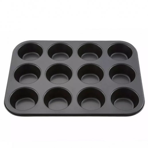 Winco - Muffin Pan 12 Cup Non Stick AMF-12NS - 1/1EA