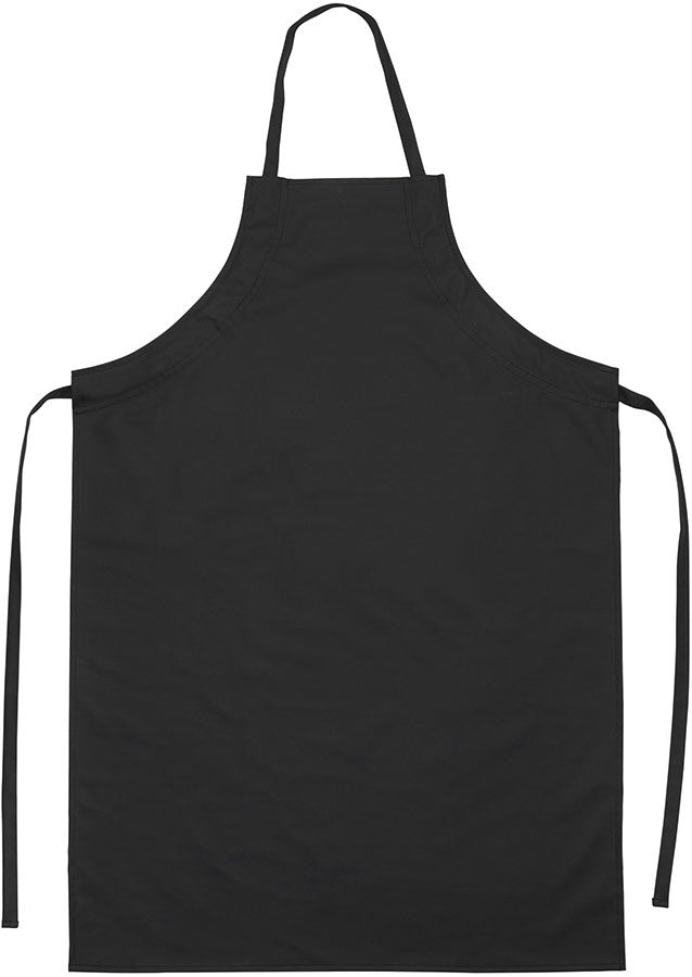 Winco Black Full-Length Dishwashing Apron BAW-2540BK