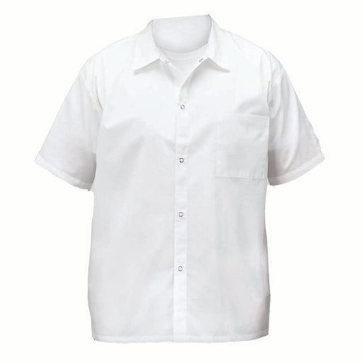 Winco - White Cook Shirt XL w/ Snap Button UNF-1WXL - 1/1EA