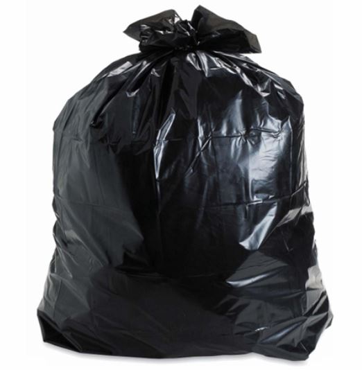 Extra Strong Black Garbage Bags