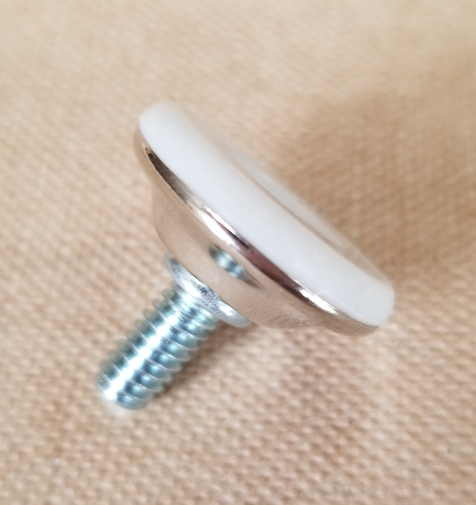 WHITE ADJ TABLE GLIDE 1/4 "