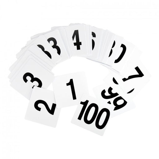 Plastic Table Number Cards