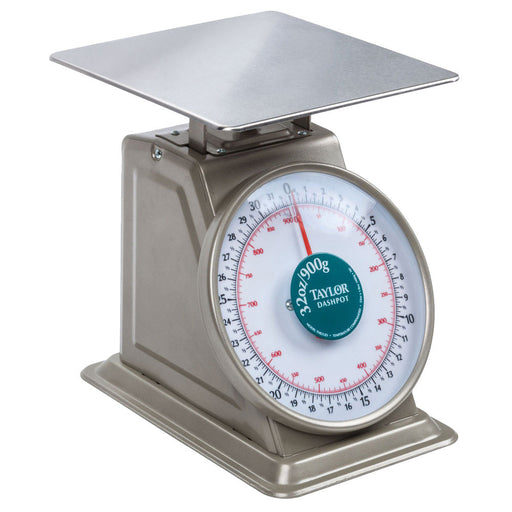 32 oz. Heavy Duty Mechanical Portion Scale with Dashpot on white background