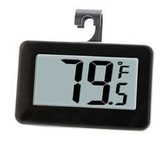 Fridge/Freezer Thermometer on white background