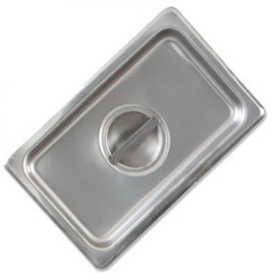 Browne 1/9 Size Solid Stainless Steel Food Pan Cover CP8192/575598