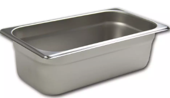Browne, Insert/Food Pan, S/S, 1/3 Size 4" Deep, 5781304