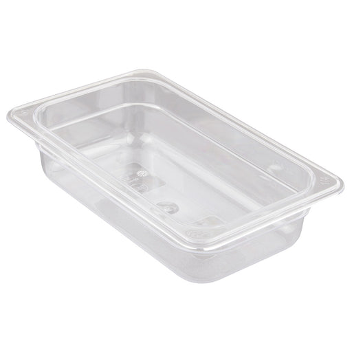 1/4 Size 2.5" Deep Clear Cold Food Pan*