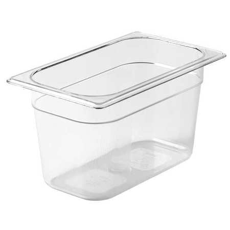 Rubbermaid 1/4 Size 6" Deep Clear Food Pan FG112P00CLR*