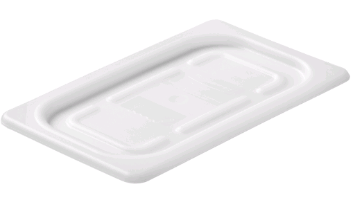 Rubbermaid Lid 1/3 Size Soft Seal White FG145P00WHT*