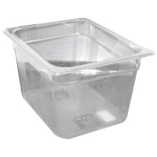 Rubbermaid 1/2 Size 8" Deep Clear Food Pan 2020981*