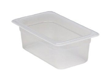 Cambro, insert/Food Pan, Translucent, 1/4 Size 4" Deep, 44PP190